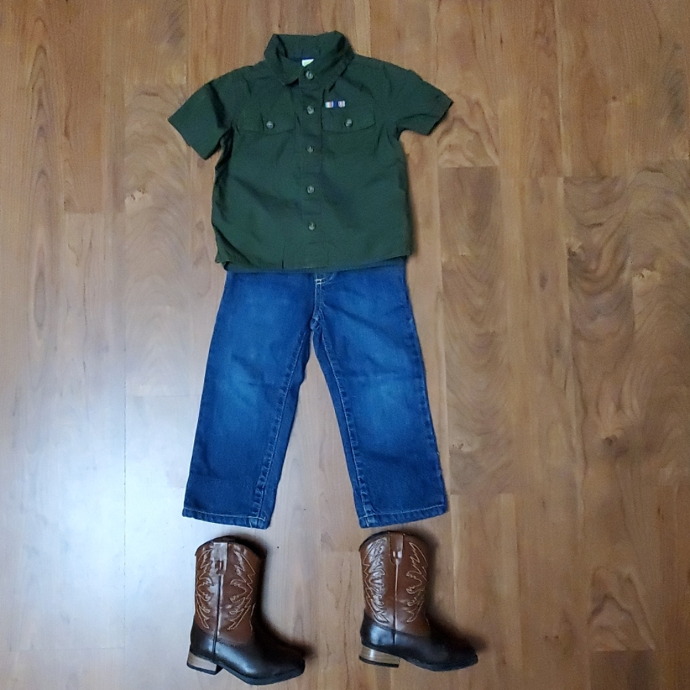 18-24 months boys outfit & boots (6T)